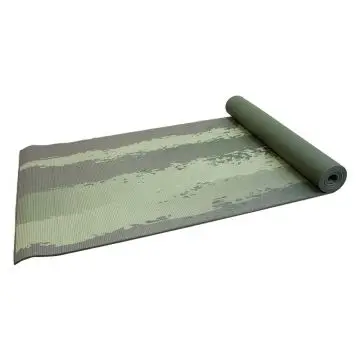Yogamat - Senz Sports Premium - Groen met print bij Betersport