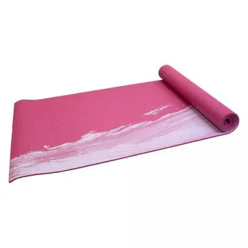 Yogamat - Senz Sports Premium - Roze met print bij Betersport