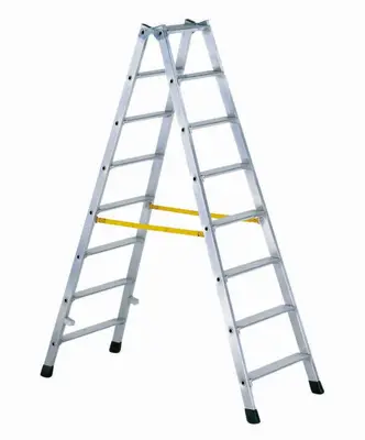 Zarges 42467 Z300 Double-sided step ladder with Treads with raised edge 2 x 7 Treads bij Toolnation