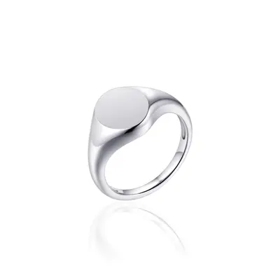 Zegelring van sterling zilver R404 bij Siebel Juweliers