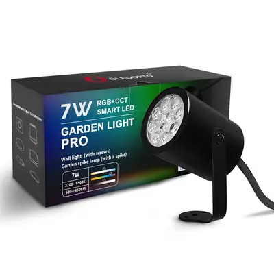 Zigbee 3.0 Buitenlamp voor wand en grond montage 7 Watt RGB+CCT bij LEDStripXL