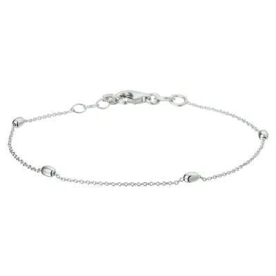 Zilveren Armband Bolletjes 1,0 mm 17+ 2 cm 1327311 bij Juwelier van Dam