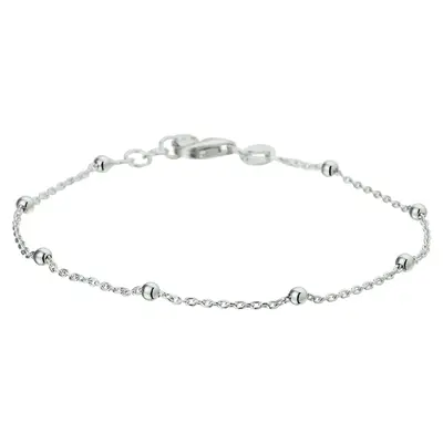 Zilveren Armband Bolletjes 1,2 mm 17 + 2 cm 1327357 bij Juwelier van Dam