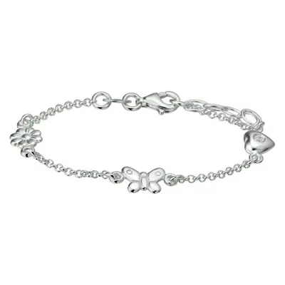 Zilveren Armband Diverse Bedels 13 + 2 cm 1321790 bij Juwelier van Dam