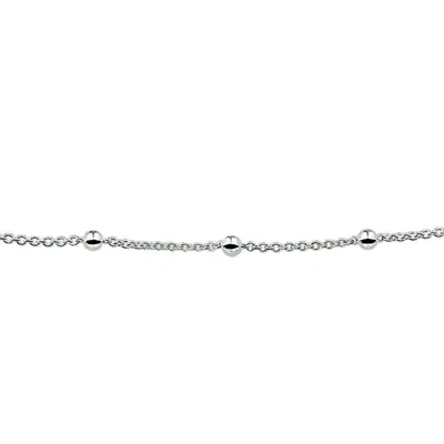 Zilveren Armband Jasseron en Bolletjes 3,0mm 18cm 1321690 bij Juwelier van Dam