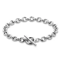 Zilveren armband kapittelslot 18,5 cm bij Zilver.nl