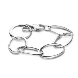 Zilveren armband ovale schakels 22 cm bij Zilver.nl