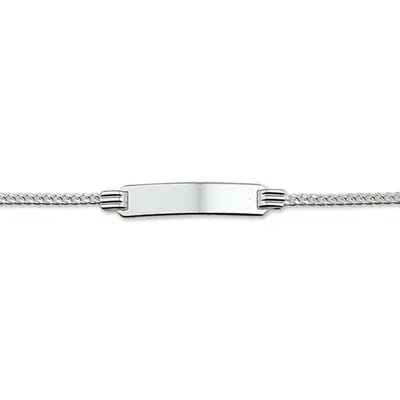 Zilveren Graveerarmband Gourmette Plaat 4,8 mm 1327370 bij Juwelier van Dam