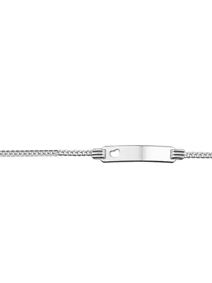 Zilveren Graveerarmband met Hartje 13-15 cm 1322798 bij JuweliersWebshop