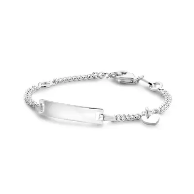 Zilveren plaatarmband 1008235 bij Juwelier van Dam