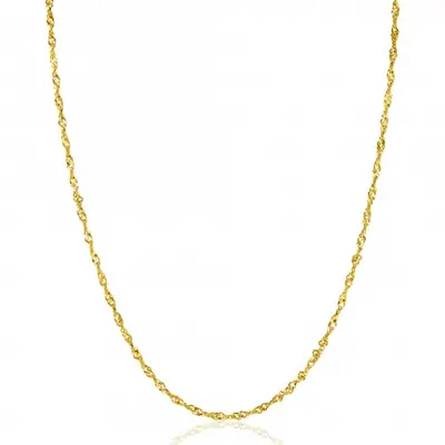 ZINZI Gold 14 karaat gouden massieve Singapore ketting 1,8mm breed 41-43cm ZGC501 bij ZINZI