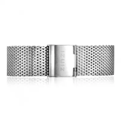 Zinzi stalen mesh horlogeband zilvergekleurd 18mm RETBAND1 bij ZINZI
