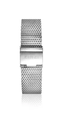 Zinzi stalen mesh horlogeband zilverkleur 14mm LADYBAND1 bij ZINZI