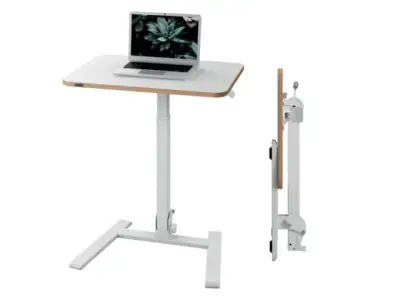 Zit-Sta bureau Leitz ergo compact inklapbaar 460x740x650mm wit bij DiscountOffice.nl