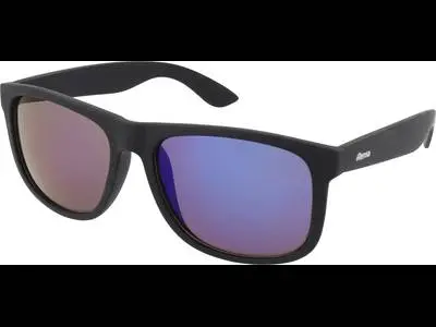 Zonnebril Alensa Sport All Black Blue Mirror bij Alensa