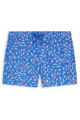 zwemshort Neil blauw bij Wehkamp