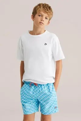 zwemshort turquoise/lichtblauw bij Wehkamp