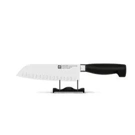 Zwilling - 4 Star Santoku-mes met kuiltjes 180 mm bij Kookgigant